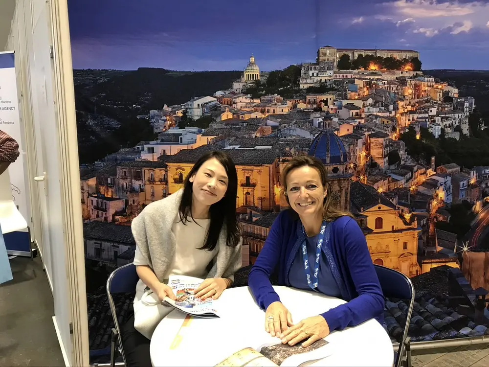 Piazza d’Italia alla fiera del turismo di Osaka 2019
