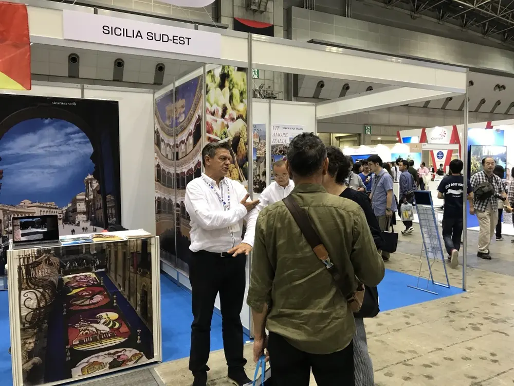 Piazza d’Italia alla fiera del turismo di Osaka 2018