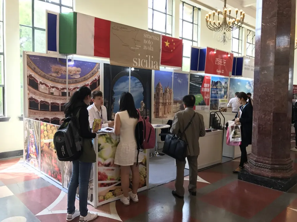 Piazza d’Italia alla fiera del turismo di Shanghai 2017